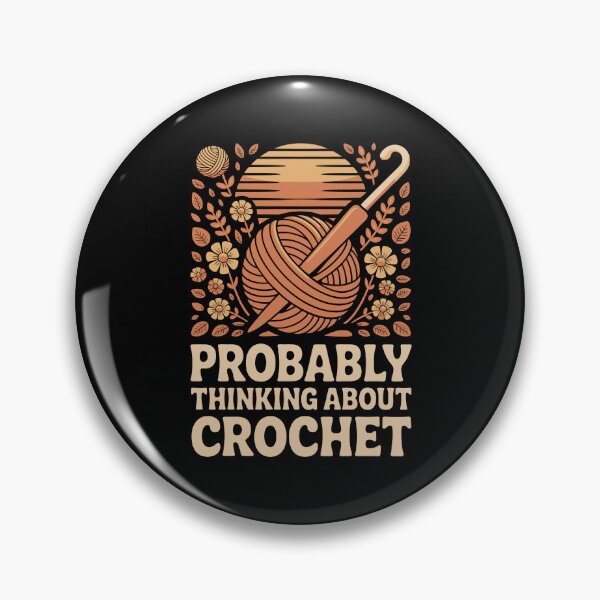 Item preview, Probably Thinking About Crochet   designed and sold by jkrphoto.