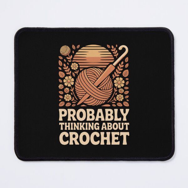 Item preview, Probably Thinking About Crochet designed and sold by jkrphoto.