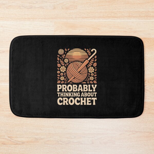 Item preview, Probably Thinking About Crochet   designed and sold by jkrphoto.