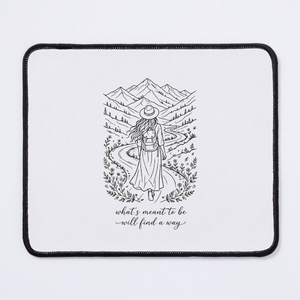 Item preview, What’s Meant to Be Will Find a Way Inspirational Quote designed and sold by PunchDrop.