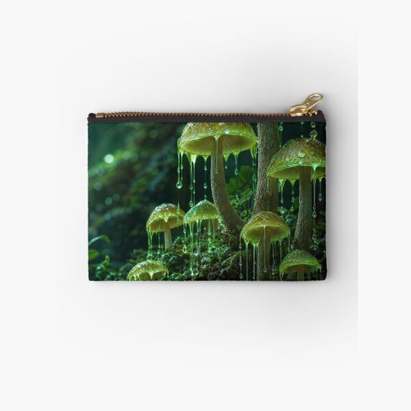 Item preview, Glowing Green Mushroom Sacred Geometry Water Grid | Monkeybusiness designed and sold by monkeybusiness.pt.