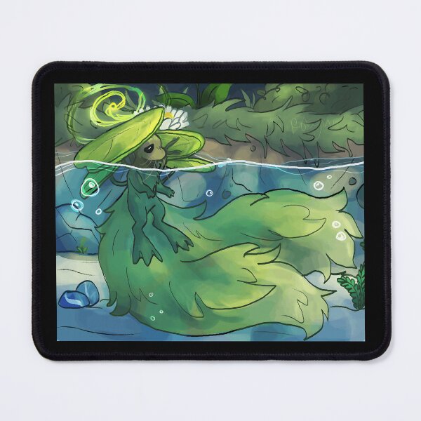 Item preview, Enchanting Water Spirit with Lily Pad Hat designed and sold by Catsi-Nook-Art.