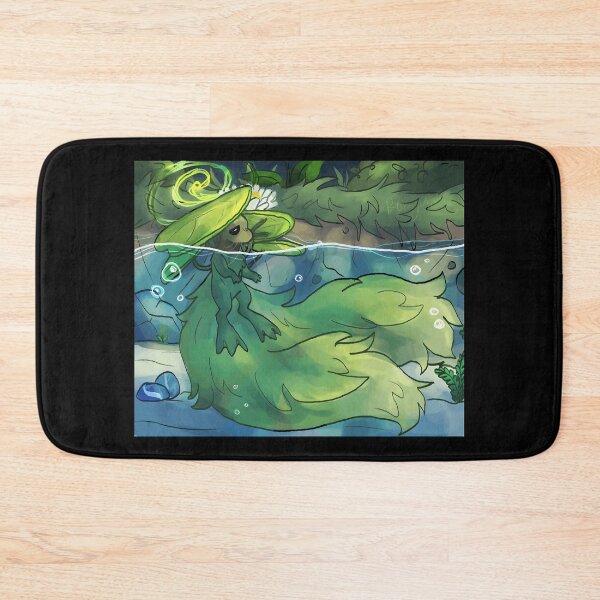 Item preview, Enchanting Water Spirit with Lily Pad Hat designed and sold by Catsi-Nook-Art.