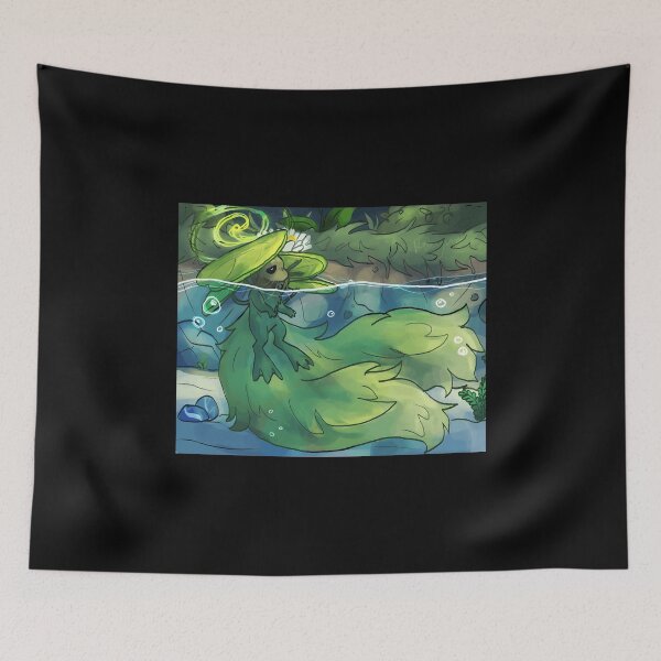 Item preview, Enchanting Water Spirit with Lily Pad Hat designed and sold by Catsi-Nook-Art.