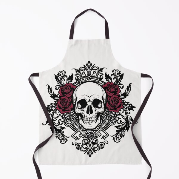 Item preview, Ornate Skull, Roses, Keys & Crown - Gothic Victorian Design designed and sold by VibranPalette.