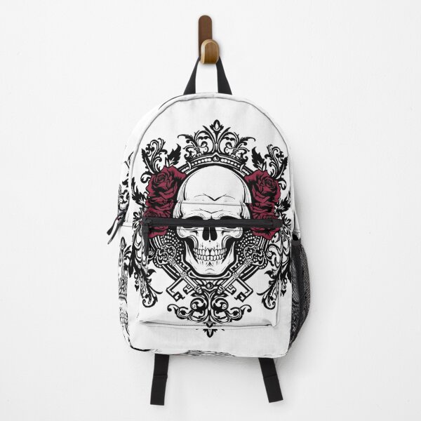 Item preview, Ornate Skull, Roses, Keys & Crown - Gothic Victorian Design designed and sold by VibranPalette.