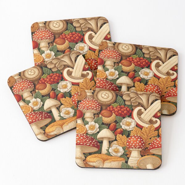 Item preview, Autumn Mushrooms designed and sold by Pixel-Lair.