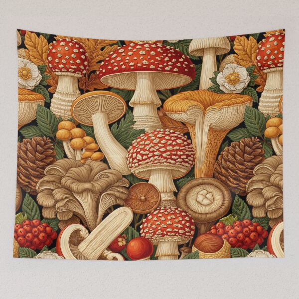 Item preview, Autumn Mushrooms designed and sold by Pixel-Lair.