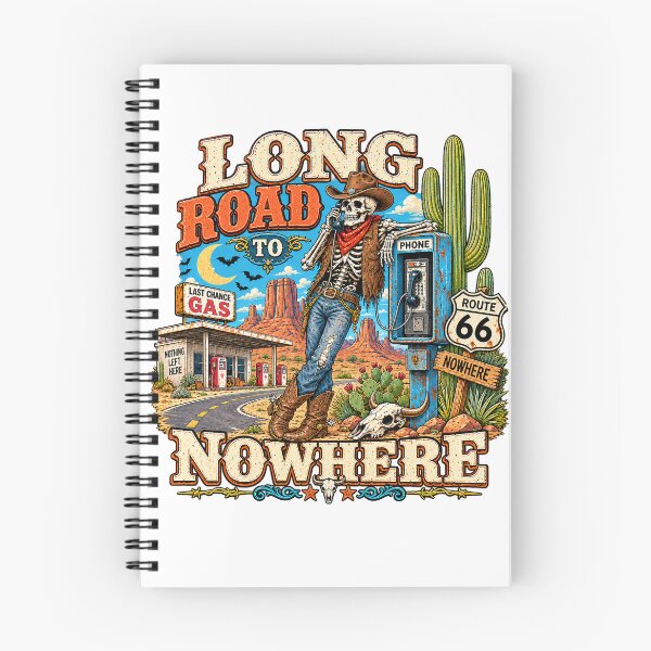 Item preview, It’s a long road to nowhere—and this cowboy has all the time in the world. designed and sold by webpatty.