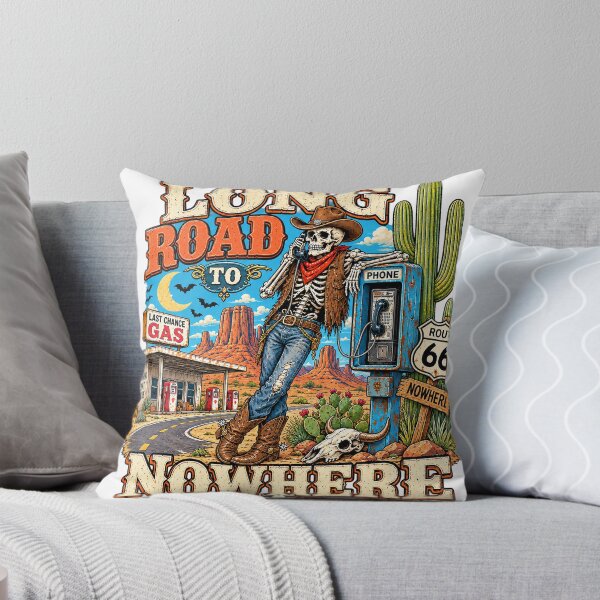 Item preview, It’s a long road to nowhere—and this cowboy has all the time in the world. designed and sold by webpatty.