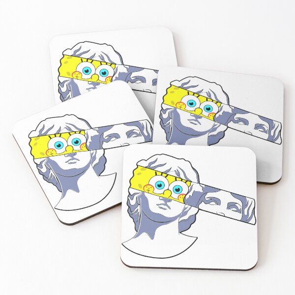 Item preview, SpongeBob Classical Statue Mashup – Surreal Pop Art Design designed and sold by frantuliuss.
