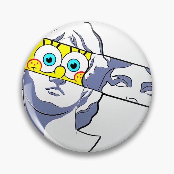Item preview, SpongeBob Classical Statue Mashup – Surreal Pop Art Design designed and sold by frantuliuss.