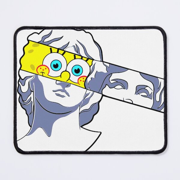 Item preview, SpongeBob Classical Statue Mashup – Surreal Pop Art Design designed and sold by frantuliuss.