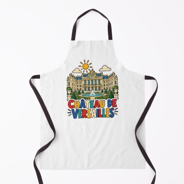 Item preview, Palace of Versailles – Colorful French Baroque Landmark Comic Art designed and sold by Earth Celebration Designs.
