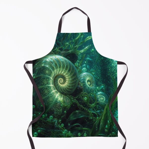 Item preview, Glowing Sacred Geometry Underwater Nautilus Shell | Monkeybusiness designed and sold by monkeybusiness.pt.