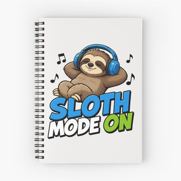 Item preview, Sloth Mode On Headphones designed and sold by TshirtsOnline-.