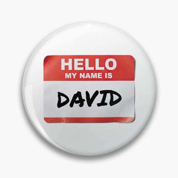 Item preview, Hello My Name Is David designed and sold by VFXguy.