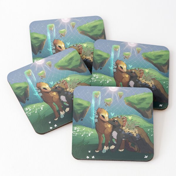 Item preview, Whimsical Creatures in a Dreamy Landscape designed and sold by Catsi-Nook-Art.