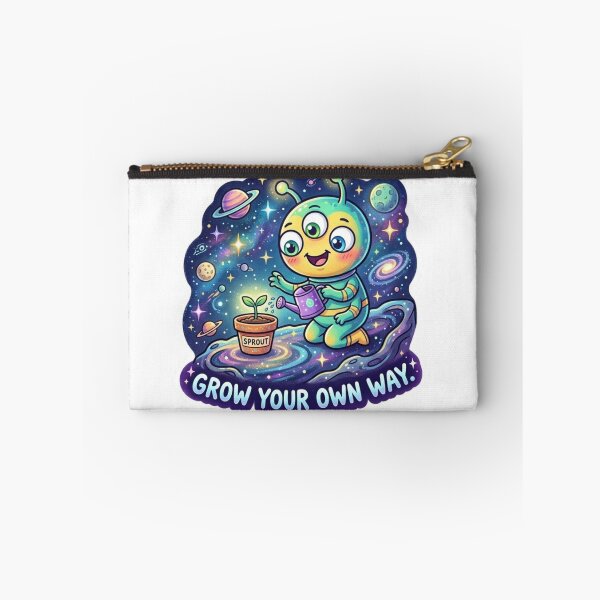Item preview, Grow Your Own Way Cute Alien Gardening Motivational Design designed and sold by LunaVales.
