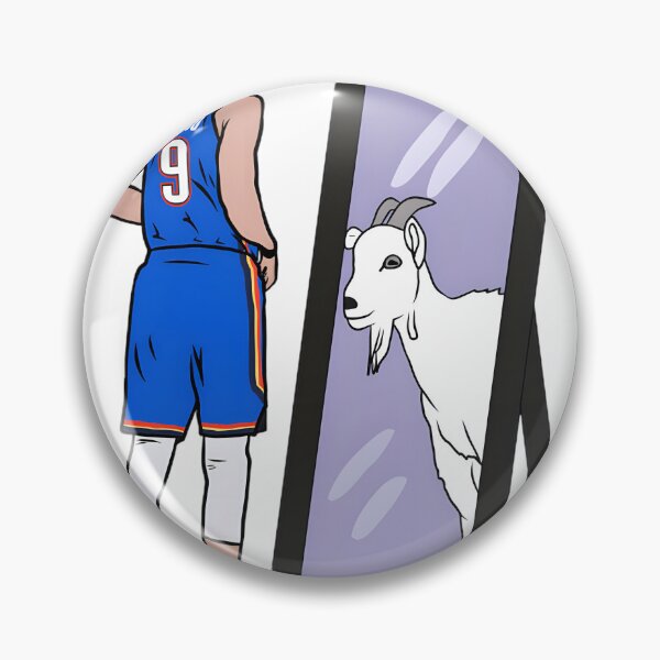 Item preview, Basketball Legend Mirror Reflection Goat Silhouette Minimalist Court Sport Art | Best Gift designed and sold by Bouazzaoui.