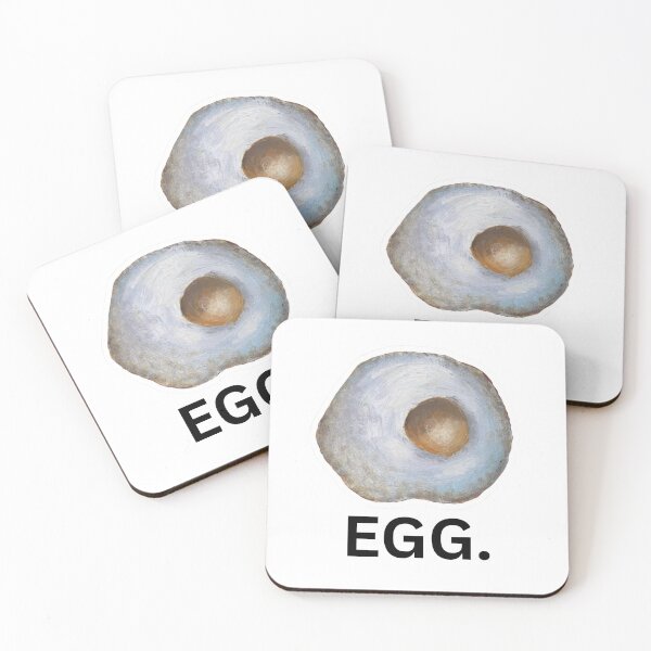Item preview, Egg oil painting meme designed and sold by Earlrose.