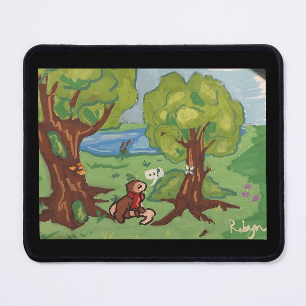 Item preview, Whimsical Forest Scene with Adorable Character designed and sold by Catsi-Nook-Art.