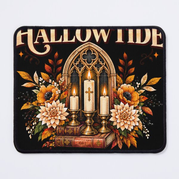 Item preview, Hallowtide Gothic Arch Autumn Candles All Saints Day designed and sold by Dravienart.