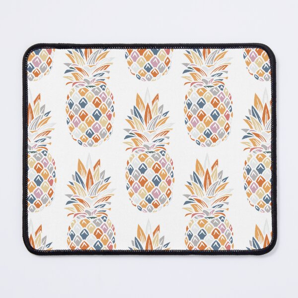 Item preview, Blue & Orange Pineapple - Colourful Mosaic Fruit Art designed and sold by iampaulmorris.