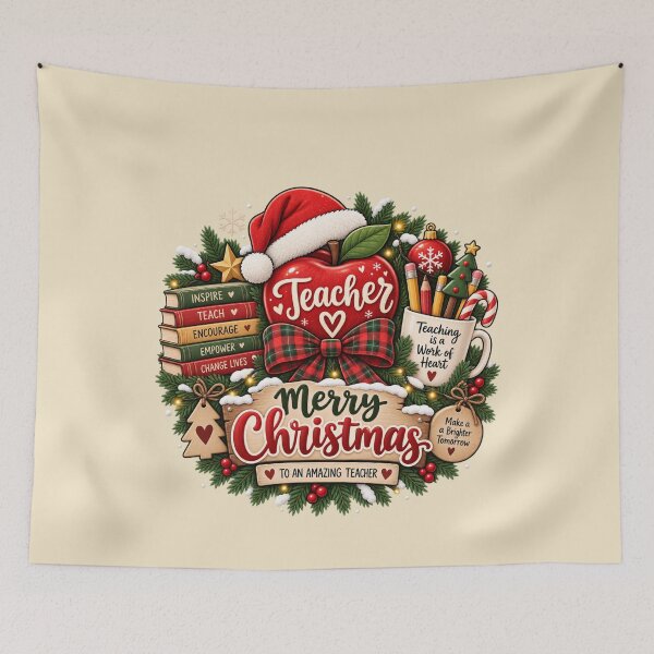 Item preview, Christmas Teacher Gift Amazing Teacher Holiday Classroom Style designed and sold by Corvoria.