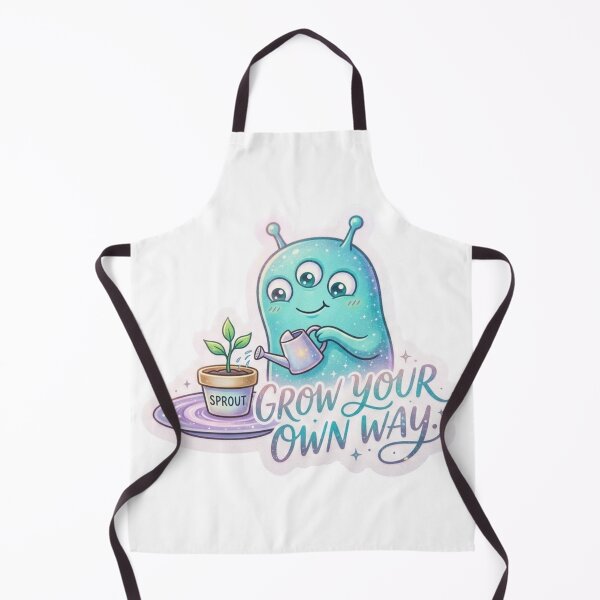 Item preview, Grow Your Own Way Cute Alien Gardening Motivational Design designed and sold by LunaVales.