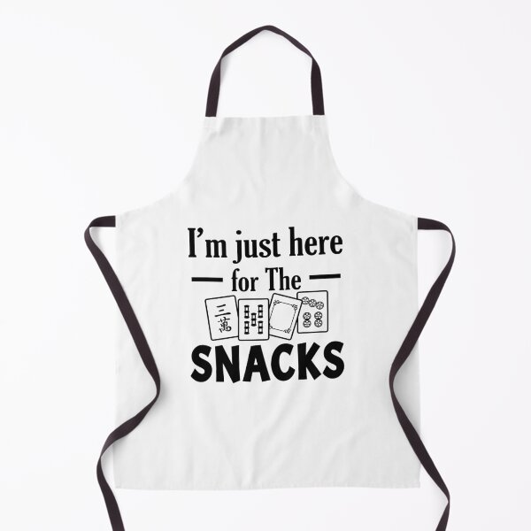 Item preview, I'm Just Here for the Snacks Mahjong designed and sold by designclub.