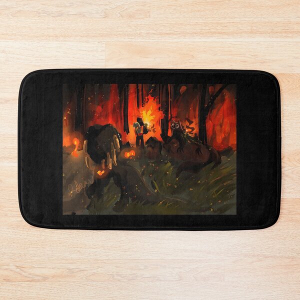 Item preview, fiery forest creatures designed and sold by Catsi-Nook-Art.