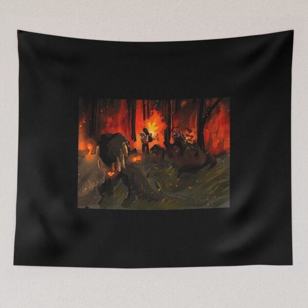 Item preview, fiery forest creatures designed and sold by Catsi-Nook-Art.