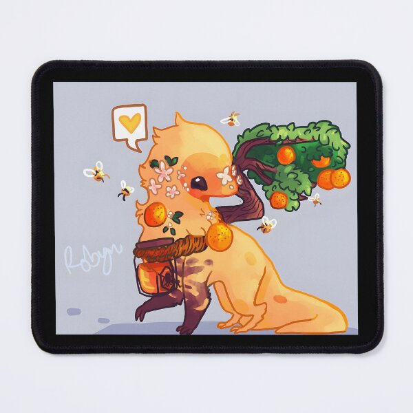 Item preview, Whimsical Creature with Oranges and Bees designed and sold by Catsi-Nook-Art.