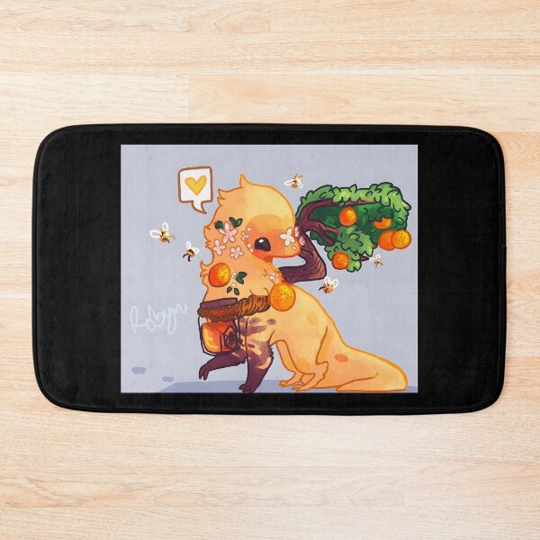 Item preview, Whimsical Creature with Oranges and Bees designed and sold by Catsi-Nook-Art.