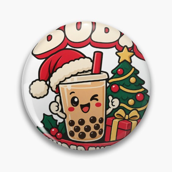 Item preview, Boba Under the Tree - Christmas Bubble Tea designed and sold by AIARTIST1.