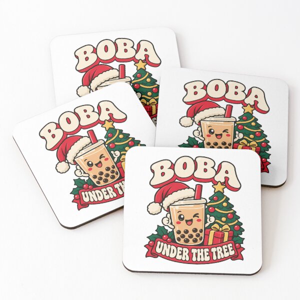 Item preview, Boba Under the Tree - Christmas Bubble Tea designed and sold by AIARTIST1.