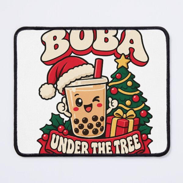 Item preview, Boba Under the Tree - Christmas Bubble Tea designed and sold by AIARTIST1.