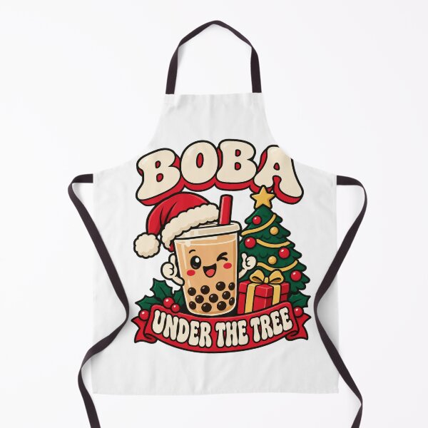 Item preview, Boba Under the Tree - Christmas Bubble Tea designed and sold by AIARTIST1.