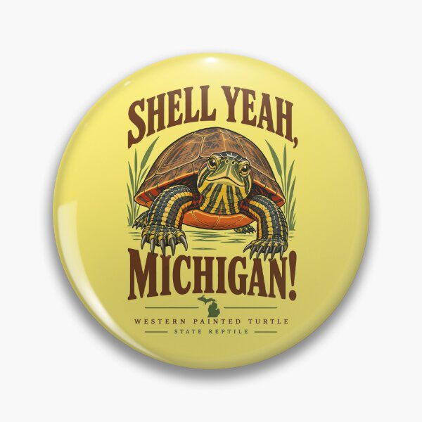 Item preview, Shell Yeah MI Painted-Turtle designed and sold by taiche.