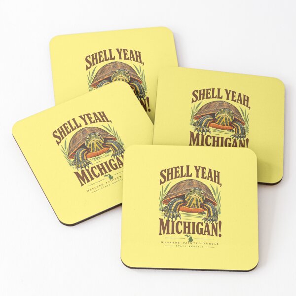 Item preview, Shell Yeah MI Painted-Turtle designed and sold by taiche.