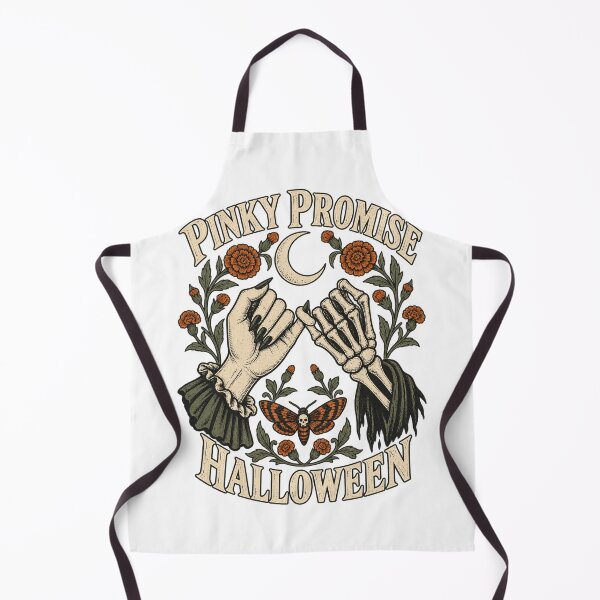 Item preview, Pinky Promise Halloween - Botanical Witch & Skeleton designed and sold by Peters73Shop.