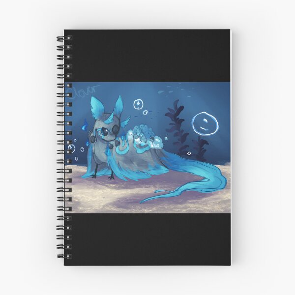 Item preview, Beautiful Blue Ocean Creature with Bubbles designed and sold by Catsi-Nook-Art.