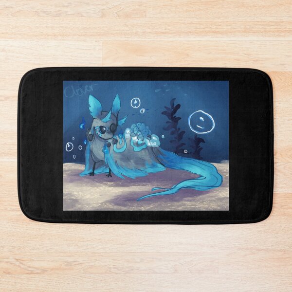 Item preview, Beautiful Blue Ocean Creature with Bubbles designed and sold by Catsi-Nook-Art.