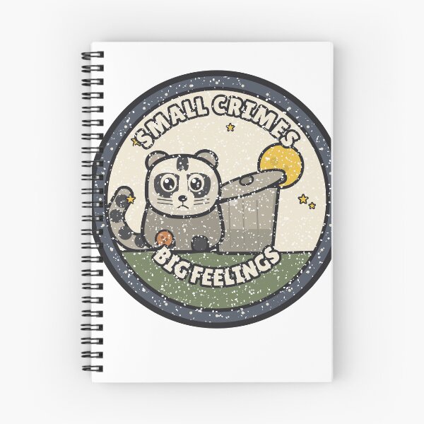 Item preview, Small Crimes, Big Feelings - Funny Raccoon designed and sold by BooAndBloomCo.