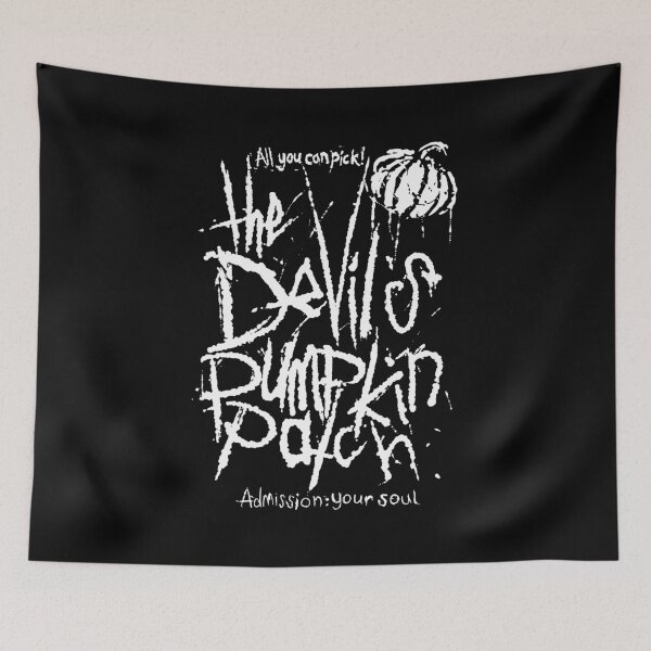 Item preview, The Devil's Pumpkin Patch (white) designed and sold by LostintheLines.