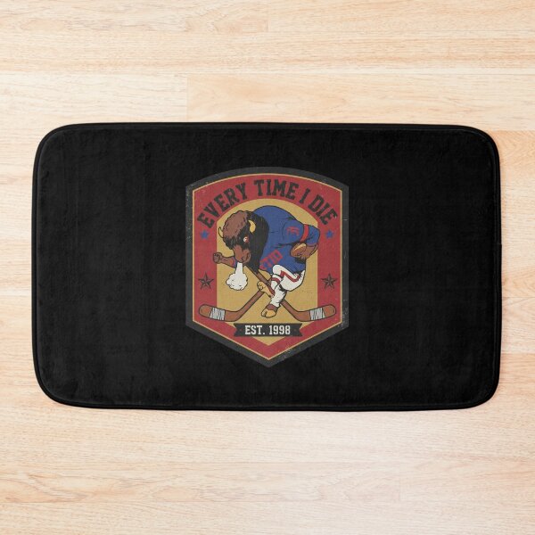 Item preview, Every Time I Die Buffalo Sports Mascot Hockey Crossed Sticks designed and sold by Dravienart.