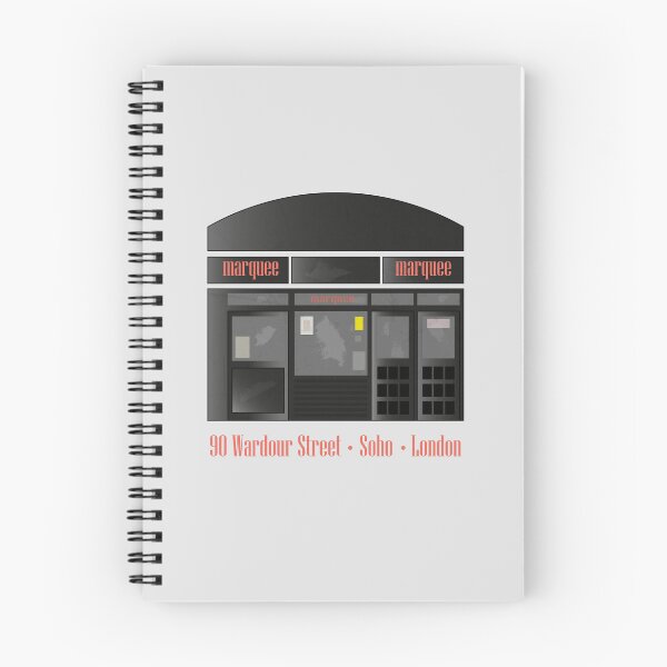 Item preview, Marquee Club – 90 Wardour Street – Soho London – Minimalist Facade Illustration designed and sold by FULLER FACTORY.