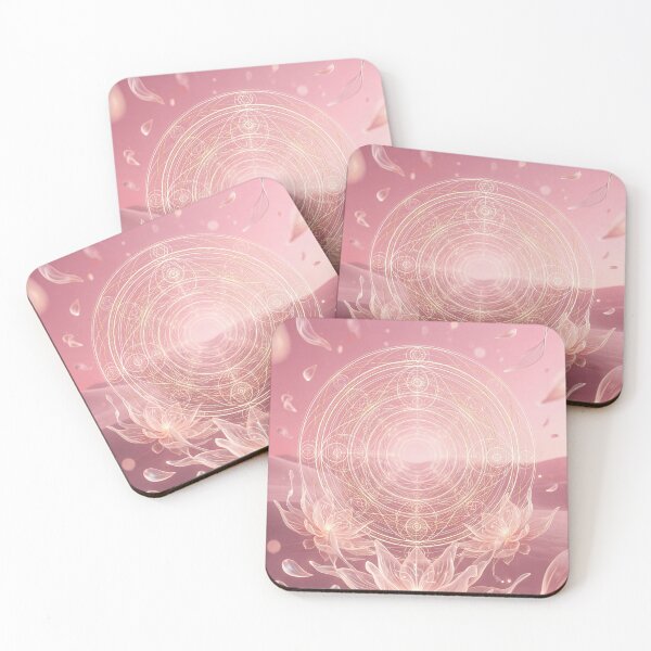 Item preview, Glowing Pink Lotus Flower Sacred Geometry Portal | Monkeybusiness designed and sold by monkeybusiness.pt.
