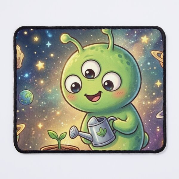 Item preview,  Grow Your Own Way Cute Alien Gardening Motivational Design designed and sold by LunaVales.